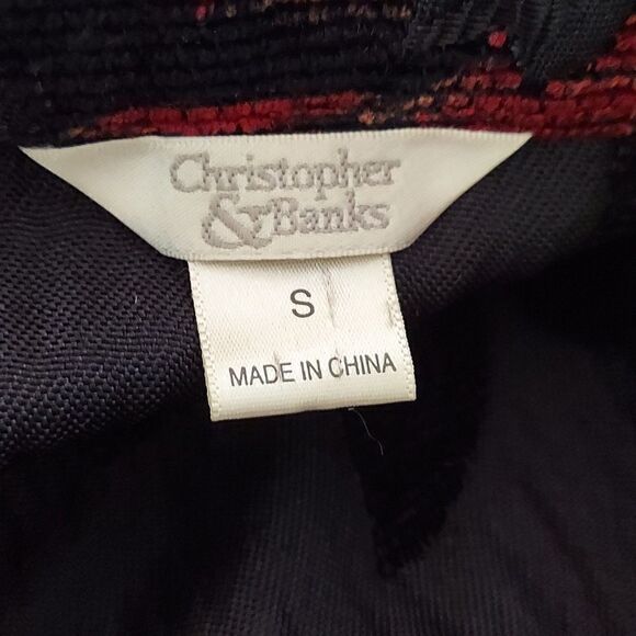 Christopher & Banks Tapestry Vest Size S - Picture 11 of 12